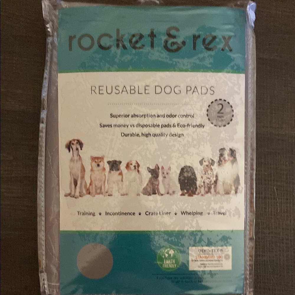 Reusable Dog Pads - Gray & Blue